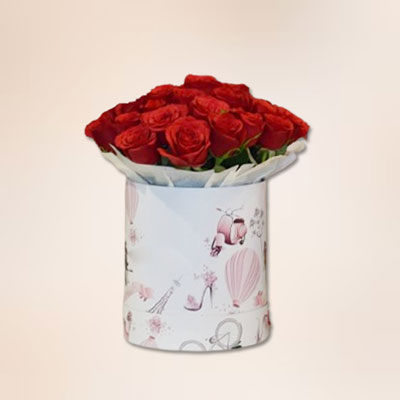 "20 Red Roses Flower box - code BF23 - Click here to View more details about this Product